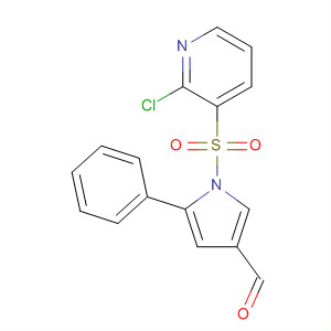 1-(2-Chloropyridin-3-ylsulfonyl)-5-phenyl-1h-pyrrole-3-carbaldehyde Structure,881676-96-6Structure