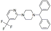 Piperazine,1-(diphenylmethyl)-4-[4-(trifluoromethyl)-2-pyridinyl]- Structure,882313-92-0Structure