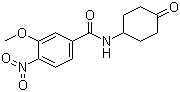 3-Methoxy-4-nitro-n-(4-oxocyclohexyl)benzamide Structure,882660-33-5Structure