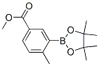 Benzoic acid, 4-methyl-3-(4,4,5,5-tetramethyl-1,3,2-dioxaborolan-2-yl)-, methyl ester Structure,882679-40-5Structure