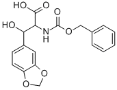 3-(Benzo[1,3]dioxol-5-yl)-2-benzyloxycarbonylamino-3-hydroxypropionic acid Structure,88282-10-4Structure