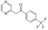 2-(吡嗪-2-基)-[4-(三氟甲基)苯基]-1-乙酮结构式_88283-34-5结构式