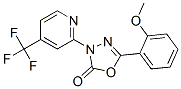 1,3,4-Oxadiazol-2(3h)-one,5-(2-methoxyphenyl)-3-[4-(trifluoromethyl)-2-pyridinyl]- Structure,883010-12-6Structure