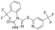 2,4-二氢-4-[2-(三氟甲基)苯基]-5-[[4-(三氟甲基)-2-吡啶]硫代]-3H-1,2,4-噻唑-3-酮结构式_883028-74-8结构式