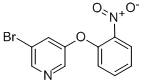 3-Bromo-5-(2-nitrophenoxy)pyridine Structure,883106-33-0Structure