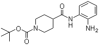 4-(2-氨基苯基氨基甲酰)哌啶-1-羧酸叔丁酯结构式_883106-63-6结构式