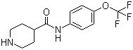 N-(4-trifluoromethoxyphenyl)piperidine-4-carboxamide Structure,883106-65-8Structure