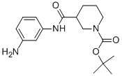 3-(3-氨基-苯基氨基甲酰)-哌啶-1-羧酸叔丁酯结构式_883106-70-5结构式