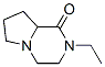 (9CI)-2-乙基六氢吡咯并[1,2-a]吡嗪-1(2H)-酮结构式_88327-84-8结构式