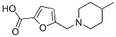 5-[(4-Methylpiperidin-1-yl)methyl]furan-2-carboxylic acid Structure,883543-32-6Structure