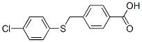 4-(4-Chloro-phenylsulfanylmethyl)-benzoic acid Structure,88382-51-8Structure