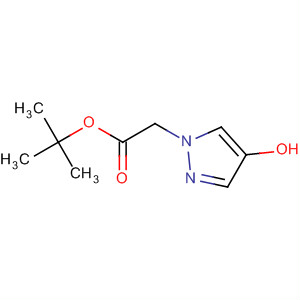 2-(4-羟基吡唑-1-基)乙酸叔丁酯结构式_883976-91-8结构式