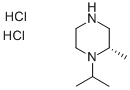 1-异丙基-(s)-2-甲基哌嗪双盐酸盐结构式_884199-34-2结构式