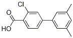 3-Chloro-3,5-dimethyl-[1,1-biphenyl]-4-carboxylicacid Structure,884323-17-5Structure