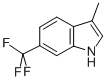 6-(Trifluoromethyl)-3-methylindole Structure,884494-59-1Structure