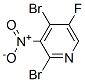 2,4-Dibromo-5-fluoro-3-nitropyridine Structure,884494-91-1Structure