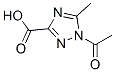 1H-1,2,4-triazole-3-carboxylic acid, 1-acetyl-5-methyl- (7ci) Structure,88513-02-4Structure