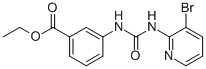 1-(3-Bromo-pyridine-2-yl)-3-(3-ethoxycarbonyl-phenyl)-urea Structure,885267-07-2Structure