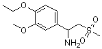 1-(3-Ethoxy-4-methoxyphenyl)-2-(methylsulfonyl)ethanamine Structure,885268-06-4Structure