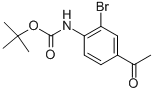 (4-乙酰基-2-溴苯基)-氨基甲酸叔丁酯结构式_885269-93-2结构式