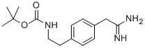 2-[4-(2-N-Boc-氨基乙基)-苯基]-乙脒结构式_885269-98-7结构式