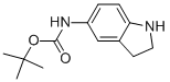 (2,3-Dihydro-1h-indol-5-yl)-carbamic acid tert-butyl ester Structure,885270-06-4Structure