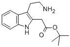 [3-(2-氨基乙基)-1H-吲哚-2-基]乙酸叔丁酯结构式_885270-62-2结构式