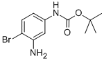 (3-Amino-4-bromo-phenyl)-carbamic acid tert-butyl ester Structure,885270-70-2Structure