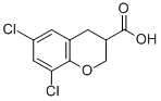 6,8-Dichloro-chroman-3-carboxylicacid Structure,885271-47-6Structure