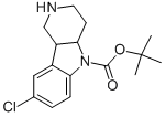 8-Chloro-2,3,4,4a,5,9b-hexahydro-1h-pyrido[4,3-b]indole Structure,885272-54-8Structure