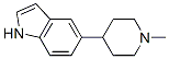 5-(1-Methyl-piperidin-4-yl)-1h-indole Structure,885273-33-6Structure