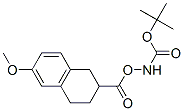 2-Boc-amino-6-methoxy-1,2,3,4-tetrahydro-naphthalene-2-carboxylic acid Structure,885274-19-1Structure