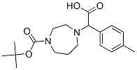 4-羧基对甲苯基甲基-[1,4]二氮杂烷-1-羧酸叔丁酯结构式_885275-67-2结构式