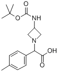 (3-Boc-amino-azetidin-1-yl)-p-tolyl-acetic acid Structure,885275-90-1Structure