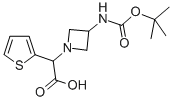 (3-Boc-amino-azetidin-1-yl)-thiophen-2-yl-acetic acid Structure,885275-99-0Structure