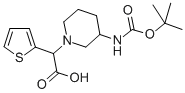 (3-Boc-amino-piperidin-1-yl)-thiophen-2-yl-acetic acid Structure,885276-49-3Structure