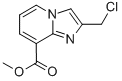 2-Chloromethyl-imidazo[1,2-a]pyridine-8-carboxylic acid methyl ester Structure,885276-65-3Structure