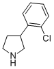 3-(2-Chlorophenyl)pyrrolidine Structure,885277-67-8Structure