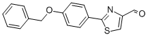 2-(4-Benzyloxy-phenyl)-thiazole-4-carbaldehyde Structure,885278-93-3Structure