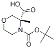 (R)-4-tert-butyl 3-methyl morpholine-3,4-dicarboxylate Structure,885321-46-0Structure