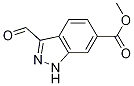 3-甲酰基-6-吲唑羧酸甲酯结构式_885518-86-5结构式