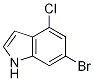 6-Bromo-4-chloro-1h-indole Structure,885519-01-7Structure