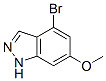 4-Bromo-6-methoxy-1H-indazole Structure,885520-83-2Structure