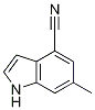 6-Methyl-1h-indole-4-carbonitrile Structure,885522-54-3Structure