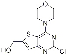 2-Chloro-4-(4-morpholinyl)thieno[3,2-d]pyrimidine-6-methanol Structure,885698-97-5Structure