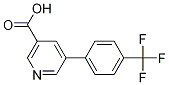 5-[4-(Trifluoromethyl)phenyl]-3-pyridinecarboxylic acid Structure,885959-44-4Structure