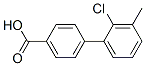 4-Fluoro-3-methyl-[1,1-biphenyl]-4-carboxylicacid Structure,885964-08-9Structure