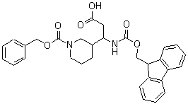 3-N-fmoc-amino-3-(3-cbz)piperidine-propionic acid Structure,886362-38-5Structure