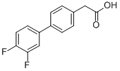 4-Biphenyl-3,4-difluoro-aceticacid Structure,886363-36-6Structure