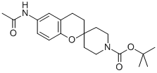 6-乙酰基氨基-2-螺(n-boc-哌啶-4-基)-苯并吡喃结构式_886363-78-6结构式